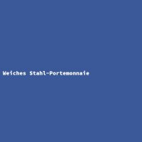 Weiches Stahl-Portemonnaie