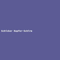 Schicker Kupfer-Schirm