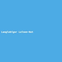 Langlebiger Leinen-Hut