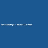 Reichhaltiger Baumwolle-Akku